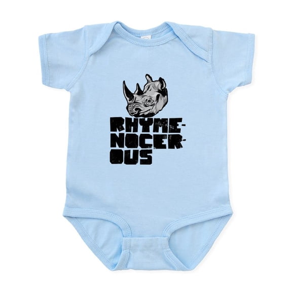 CafePress - Rhymenocerous Graffiti Infant Bodysuit - Baby Light Bodysuit, Size Newborn - 24 Months