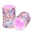 thumbnail image 2 of 2 PCS Flameless Candles with Remote Timer LED Battery Operated Flickering Candle Light for Wedding Table Home Decoration Gifts Modern Art Roses, 2 of 7