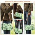 thumbnail image 4 of FORMRS Womens Shoulder Bag with Chain Strap Clutch Purse Cute Tote Handbag, Green Dot Triangles Pattern, 4 of 7