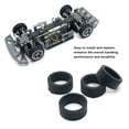 thumbnail image 3 of Wweixi 4pack/lot RC Car Rubber Wheel Tires Compatible With 1/28 Wltoys K969 RC Car Rubber Wheel Pattern Racing Tires black 1Set, 3 of 6