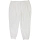 thumbnail image 1 of Alfani Womens Solid Casual Jogger Pants white 12x26, 1 of 2