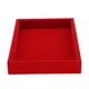 thumbnail image 2 of Bandeja de joyería de terciopelo Yuyangstore Para Anillos Pendientes rojo, 2 of 6