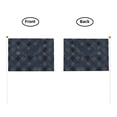 thumbnail image 5 of Handheld Flag Double-Sided Hand Waving Flag 8.2×5.5in Used For Team Activities Or Decoration In Decorative Places Argyle Plaid Darkslateblue_1 Six Piece, 5 of 8