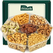 Simple Orchard Assorted Roasted Nuts Variety Package Gift Basket 7 Sections