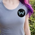 thumbnail image 2 of Westworld Logo Pinback Button Pin, 2 of 5
