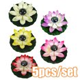 thumbnail image 2 of Travelwant 1/5Pcs LED Waterproof Floating Lotus Light Pond Decoration Light Battery Operated Color-Changing Floating Flower Light for Pool Garden Fish Tank Outdoor Wedding Decor, 2 of 6