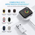 thumbnail image 6 of Magnetic Apple Watch Charger Compatible with Watch Series Ultra 9/8/7/6/5/4/3/2/SE/SE2, Magnetic Fast Charger Cord for iWatch Portable Wireless Charging (3.3ft /1m), 6 of 7