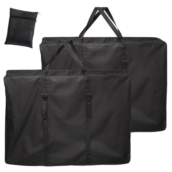Bolsa para Guardar Sillas Uranshin Extra Grande 110x74x28 cm Negra