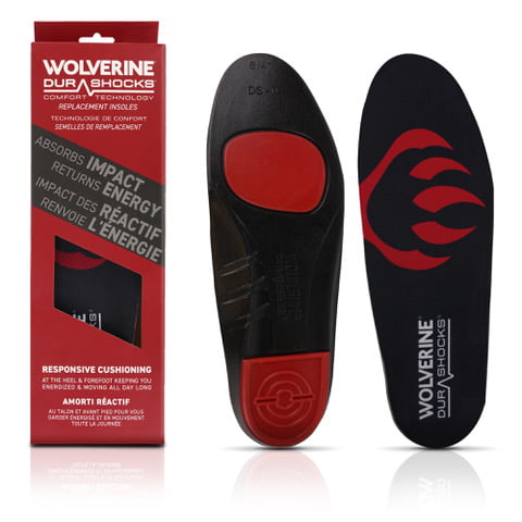 NWOT Wolverine EPX Brown/Red Footbed Insoles Women’s Size 9 B 