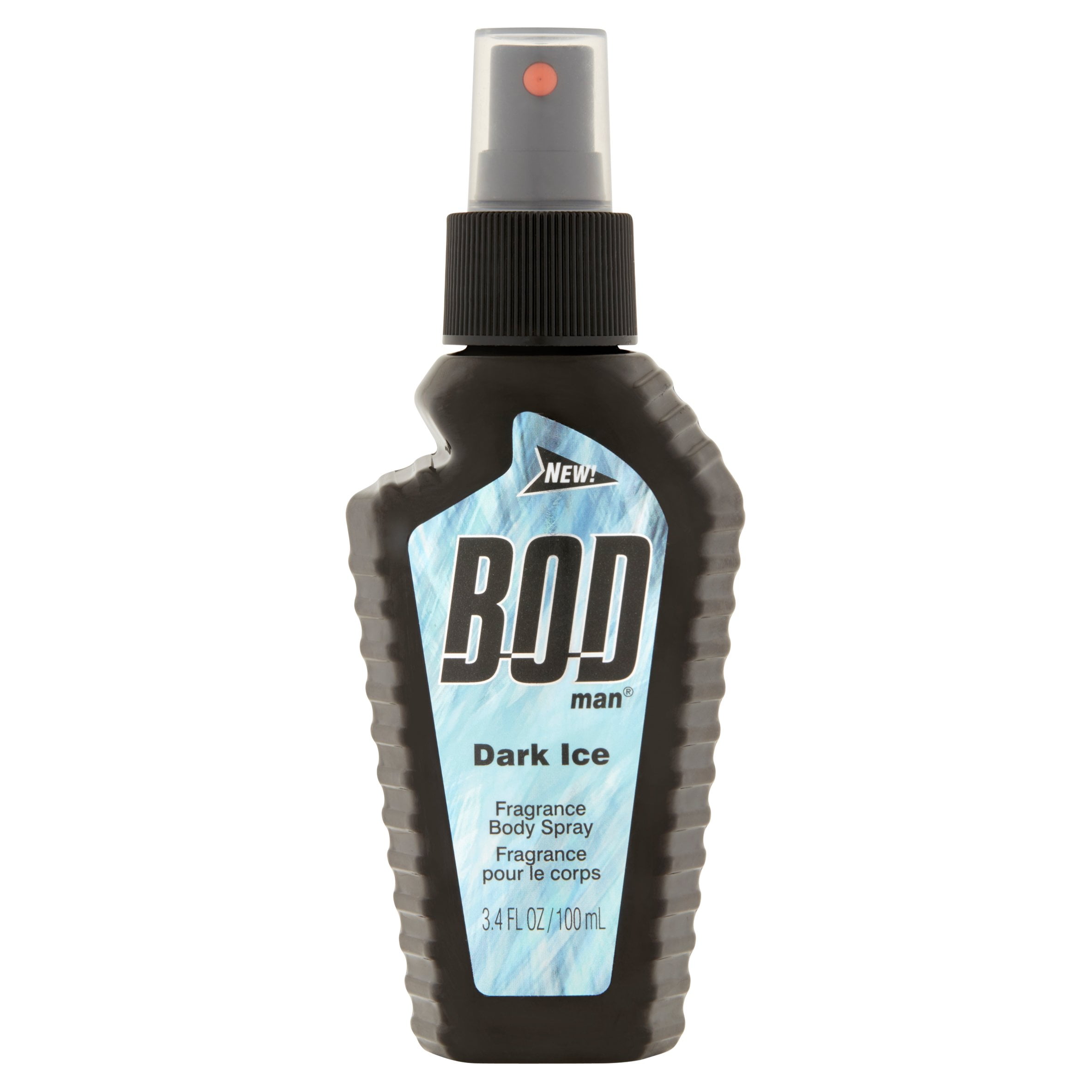 BOD Man Dark Ice Body Spray for Men, 3.4 Oz