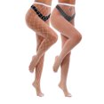 thumbnail image 5 of SUCS Fishnet Stockings Footless High Waist Fishnets Tights Pantyhose for Women, 5 of 6