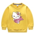 thumbnail image 5 of Hello Kitty nueva ropa para niños pantalones con capucha traje para niños y niñas terciopelo grueso cálido invierno traje de dos piezas de manga larga, 5 of 5