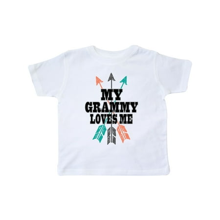 

Inktastic Grammy Loves Me Arrow Gift Toddler Boy or Toddler Girl T-Shirt