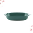 thumbnail image 2 of Creative Ceramics Baking Tray Practical Household Baking Plate Cake Bread Baking Tray for Home Kitchen Bakery (Green), 2 of 8