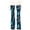 Black Background-blue Crystals and Mushrooms, variant on Gardening Sleeves for Women Farmers Sun Protective UV Cooling Thorn Proof Sleeves to Cover Arms for Garden Sports