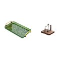 thumbnail image 1 of Bandeja para servir,Bandeja rectangular para servir en la cocina con asa,Soporte para papel,Soporte para servilletas de café,organizador de mesa,Soporte para servilletas de, 1 of 8