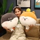 thumbnail image 2 of Almohada de felpa Shiba Inu de 45cm, muñeco de cabeza grande de dibujos animados, almohada de cintura de perro con relleno de animales, decoración del hogar, regalo de Navidad para niños zhangyuxiang LED, 2 of 2