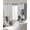 White, variant on Dandelion Blackout Curtains for Bedroom/Living Room, Thermal Insulated Kitchen Curtains, Black White Modern Country Rustic Plants Grommet Darkening Window Treatment Drapes 42"x84"x2
