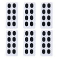 thumbnail image 1 of 5x24 pares de la nariz suave anti-deslizamiento se adhieren para gafas de anteojos negros 1.0 mm 6 piezas, 1 of 8