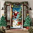 thumbnail image 4 of 35 x 72 Inch Christmas Door Cover - Santa Claus Theme, Durable Polyester, Easy to Install, Festive Party & Holiday Decor, 4 of 6