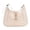 White, variant on Leather Shoulder Bags for Women Zipper Clutch Underarm Purse Ladies Fashion Shopping Handbag for Weekend Shopping White