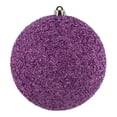 thumbnail image 1 of Vickerman Boules en Plastique 8 Pouces Orchidée Perlée Violette (Ensemble de 2), 1 of 3