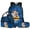 Blue Galaxy Astronaut Capybara, variant on Happy Capybara Backpack with Lunch Box Pencil Case 3 Piece School Bookbag Elementary Middle School Backpack Capybara Book Bag Lunchbag Pencil Bag for Boys Girls