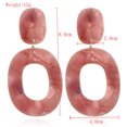 thumbnail image 4 of Women Girls Simple Retro Circle stud circle acrylic Acrylic Earrings Hoop Geometric Dangle Ear Stud Pin Jewelry Accessories, 4 of 5