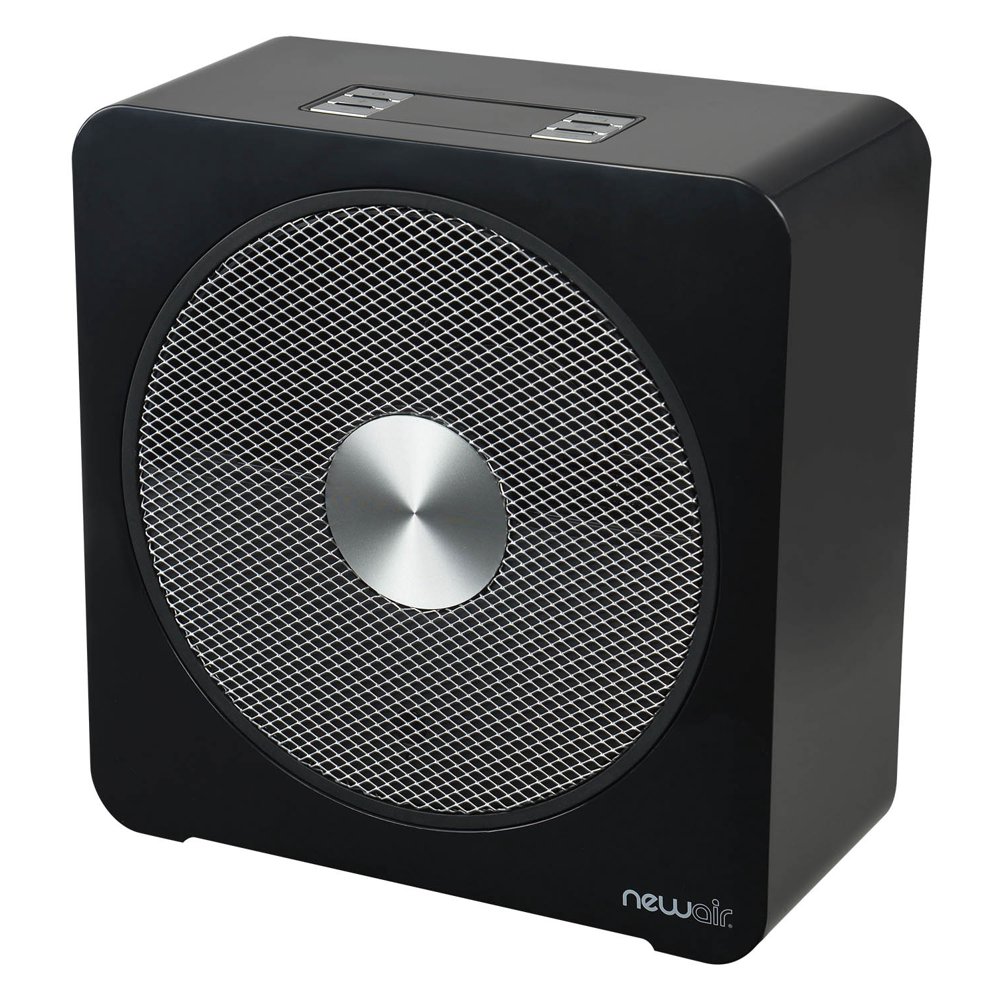 NewAir 250 Sq Ft Portable Electric Ceramic Space Heater, Black