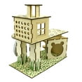 thumbnail image 6 of XROMTBEM Hamster Wooden Villa Small Pets Cage Accessories Climbing Toy for Chipmunk Rat, 6 of 19