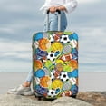 thumbnail image 4 of Uemuo Various Balls Printed Washable Luggage Cover - Fashion Suitcase Protector Fits 18-32 Inch Luggage -, 4 of 9