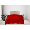 thumbnail image 1 of BedDecor 300 GSM 1Pcs Pinch Pleated Solid (Blood Red, Twin/Twin Xl) 100% Egyptian Cotton Base Comforter, 1 of 7