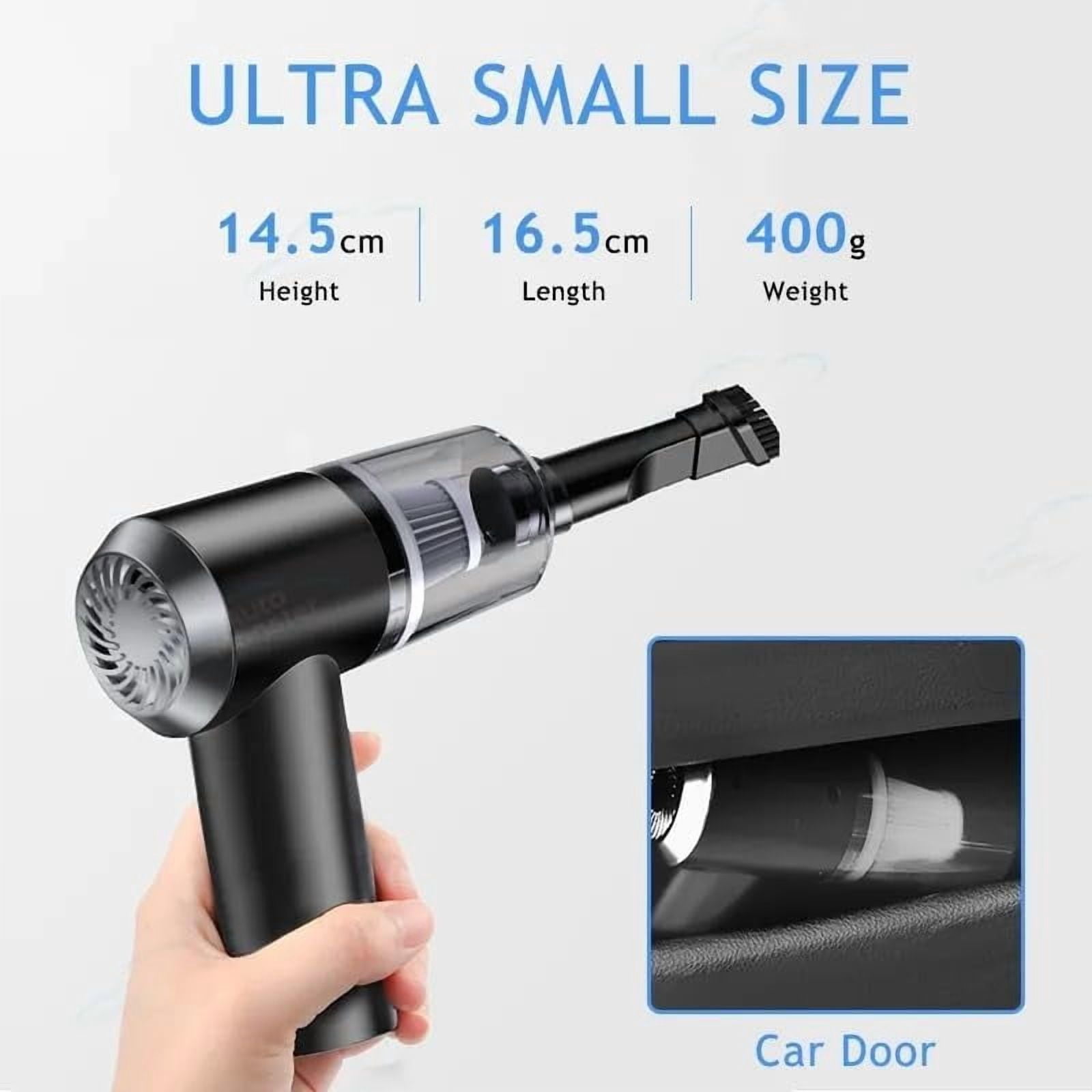 Vacuum Cleaners On Clearance! Handhold Vacuum Cleaner With Hose, Powerful Handheld Mini Cordless Rechargeable Super Suction Vacuum Cleaner With Light And Filter Car Vacuum High Power 120w 9000pa