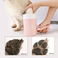 thumbnail image 3 of Feierber Pet Foot Washer Cleaning Brush Cup with Ergonomic Handle No Battery Required Portable Automatic Dog Paw Cleaner, 3 of 7