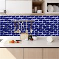 thumbnail image 4 of Peel and Stick Backsplash for Kitchen 10 Sheet 6"x6" Blue Subway Backsplash Tile Self Adhesive Back Splash Stick Wall Tiles Peel and Sticker for Kitchen Bathroom Fireplace Laundry Room, 4 of 6