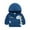 Blue, variant on Hiijoy Infant Boys Zip Up Hoodie Cartoon Dinosaur Hooded Jacket Casual Hooded Sweatshirt