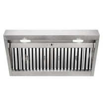 Akicon 36 Inch Range Hood Insert, Stainless Steel 6" Ducted Insert/Built-in Kitchen Vent Hood with 600 CFM Suction, Dimmable LED Lights and Dishwasher Safe Filters, 3 Speed, Warm White