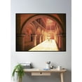 thumbnail image 2 of Atrium - Fantasy Architecture Art Poster Wall Art, Modern Wall Decor For Living Room Bedroom, 8x12 UNFRAMED, 2 of 3