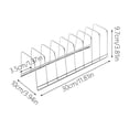thumbnail image 2 of Bookk Lid Organizer 8 Tier Rack Holder Stainless Steel With Finish For Bakeware Cutting Boards Pans Serving Trays In Cabinet & Pantry, 2 of 4