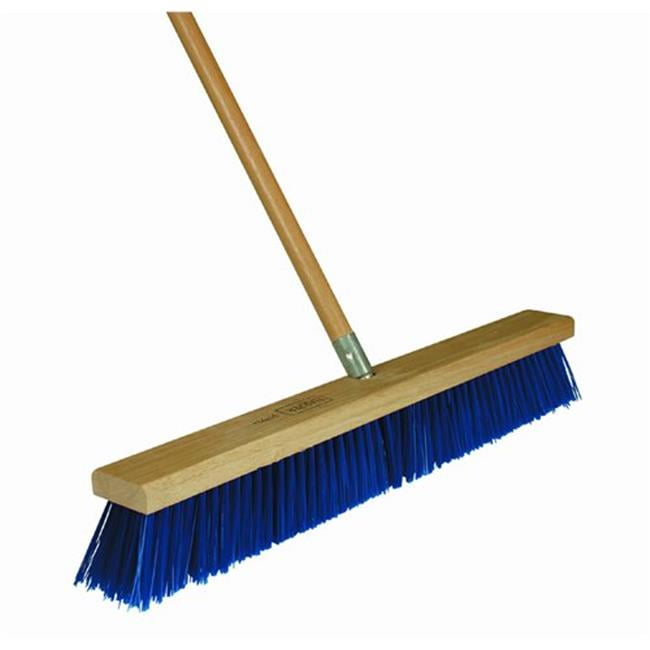 Harper 587924SC Rough Surface Outdoor Push Broom with Handle, 24 in