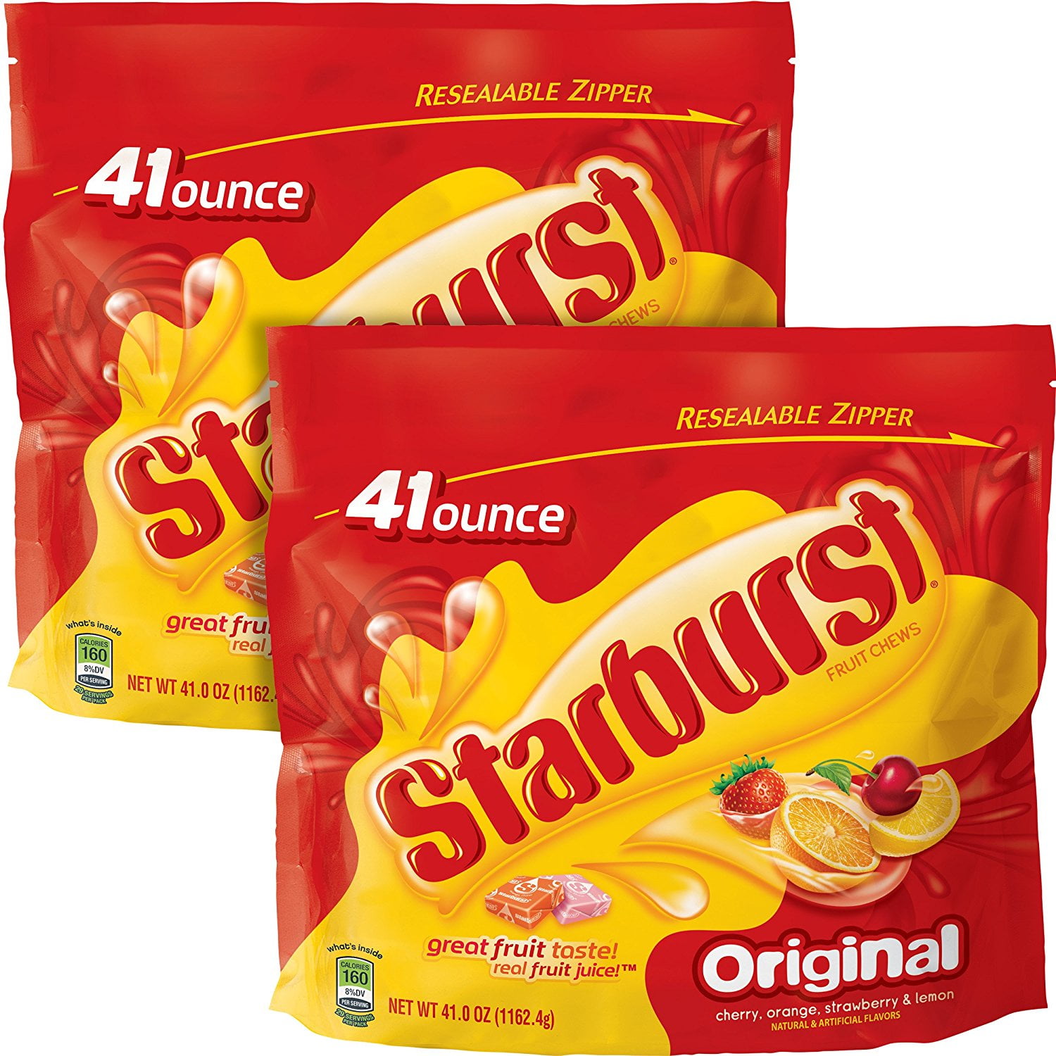 Starburst Original Fruit Chews Candy 41 Oz (2s) Bnd00430 Walmart com Starburst Original Fruit Chews Candy 41 Oz (2s) Bnd00430 Walmart com