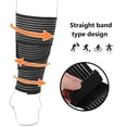 thumbnail image 4 of Leg Band, Excellent Elasticity  Breathability Thin Light Fabric Leg Support Brace  For Sports, 4 of 8