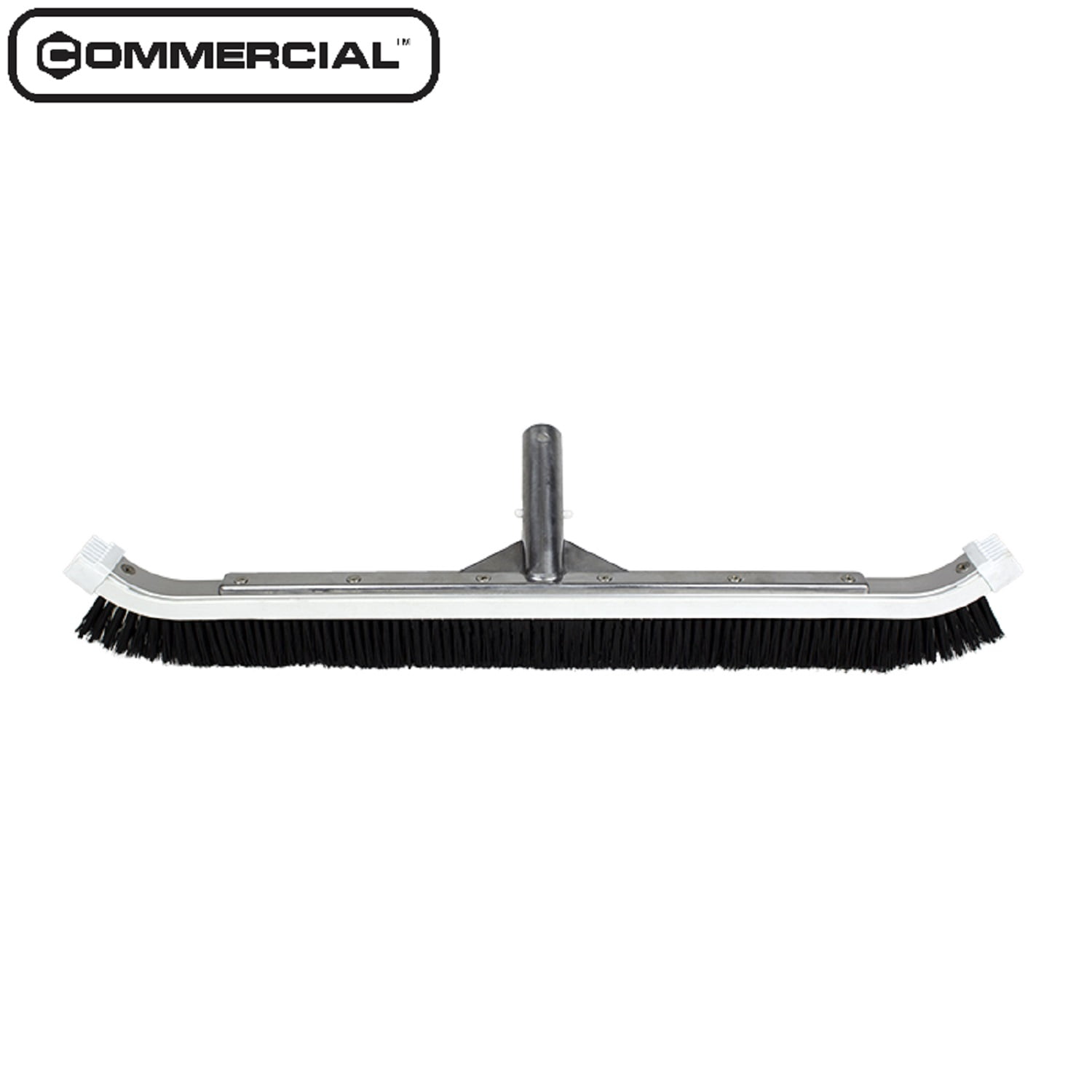 Poolmaster 24-Inch Aluminum-Back Swimming Pool Cleaning Brush - Commercial Collection