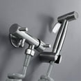 Bidet Sprayer with Two Water Flow Modes Stainless Steel Brushed