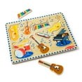 thumbnail image 5 of Melissa & Doug Musical Instruments Sound Puzzle - Wooden Peg Puzzle (8 pcs), 5 of 10