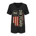 thumbnail image 2 of MAIHAN 250th Anniversary Usa Women 4th Of July Shirt Plus Size American Flag Shirts Womens Summer Tops Funny Tshirts Shirts for Women, 2 of 4