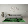 thumbnail image 3 of Ahgly Company Indoor Rectangle Abstract Emerald Green Modern Area Rugs, 7' x 9', 3 of 4