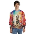 thumbnail image 4 of Hello 2025 German Shepherd Celebrates Happy New Year Firework Balloon All Over Print 3D Sweatshirt Unisex Merch Alsatian Dog Lover Gifts - 02024, 4 of 6