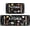 Black-2, variant on Wine Kitchen Mats for Floor Kitchen Rugs Sets of 2 Non Slip Washable Kitchen Rugs Anti Fatigue 17x47 Inch and 17x30