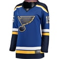 thumbnail image 2 of Women's Fanatics Jakub Vrana Blue St. Louis Blues Home Breakaway Jersey, 2 of 3